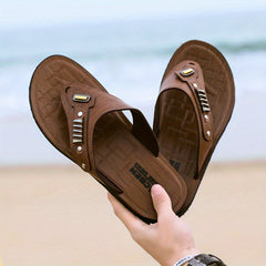 Men's Non Slip Flip Flops Quick Drying Thong Sandals