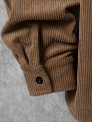 Men's Corduroy Long Sleeve Shirt for Spring Autumn