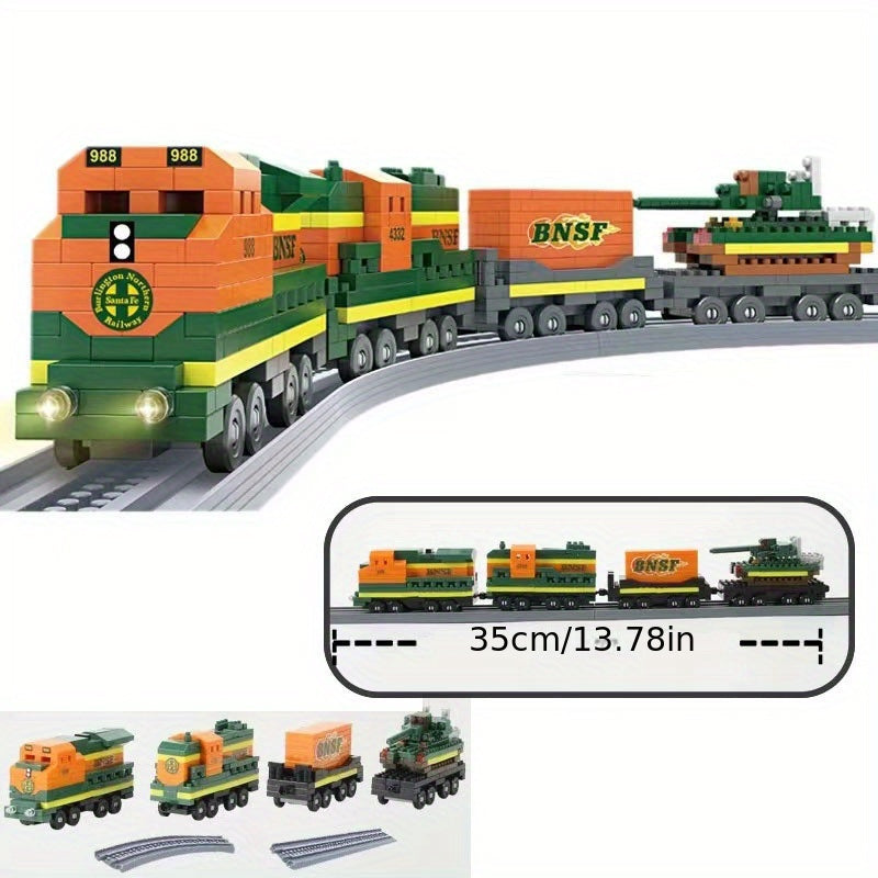 High Speed Rail Train Model Assembly Set Toys