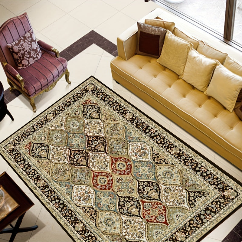 Boho Anti Fatigue Kitchen Rugs Vintage Absorbent Non Slip Soft Floor Mat