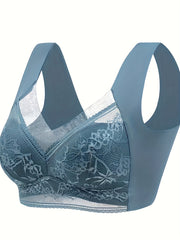 3pcs Lace Wireless Push Up Bras Comfy&Breathable