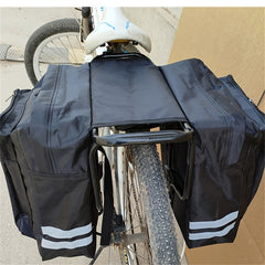 Rear Rack Bag Mountain Bike Double Pack Saddle Bag