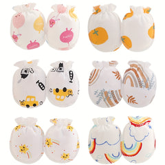 Newborn Cartoon Mittens for Baby Girls and Boys