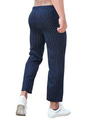 Men's Casual Loose Striped Pants for All Seasons
