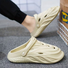 Women's Platform Clogs Hollow Out Closed Toe Non Slip Sandals