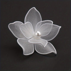 Fabric Flower Hair Clip Bridal Styling Hair Accessories Wedding Headdress Barret