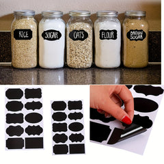 120pcs Erasable Blackboard Stickers Self Adhesive Waterproof Labels