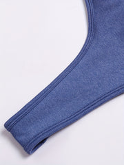 3 Pack Plus Size Striped Seamless Sports Bras Set