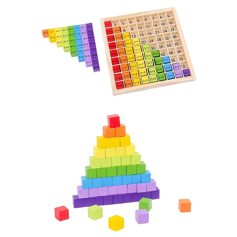 Montessori Math Hundreds Board Toy 1-100 Number Learning Educational Game