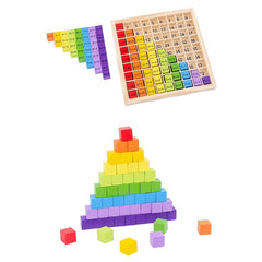 Montessori Math Hundreds Board Toy 1-100 Number Learning Educational Game