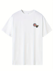 Men's Printed Stretch Tee Shirt for Summer