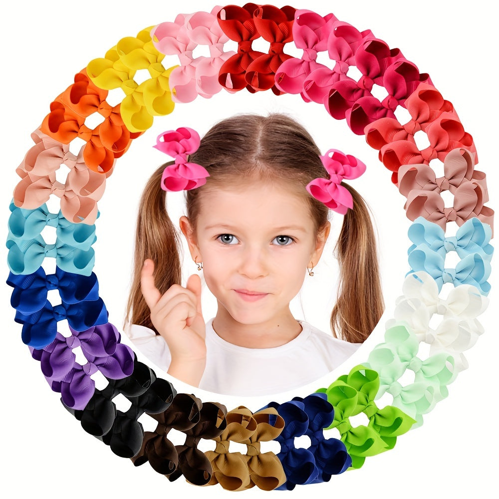 40pcs Girls Teen Bowknot Hair Clip Hair Pin Hair Accessories Gift Party