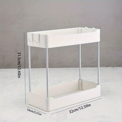 Bathroom Toilet Storage Rack Cosmetics Storage Three Layer