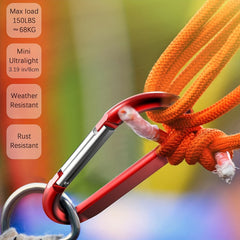5pcs Aluminum Camping Hooks for Tents - Multifunctional Mountaineer