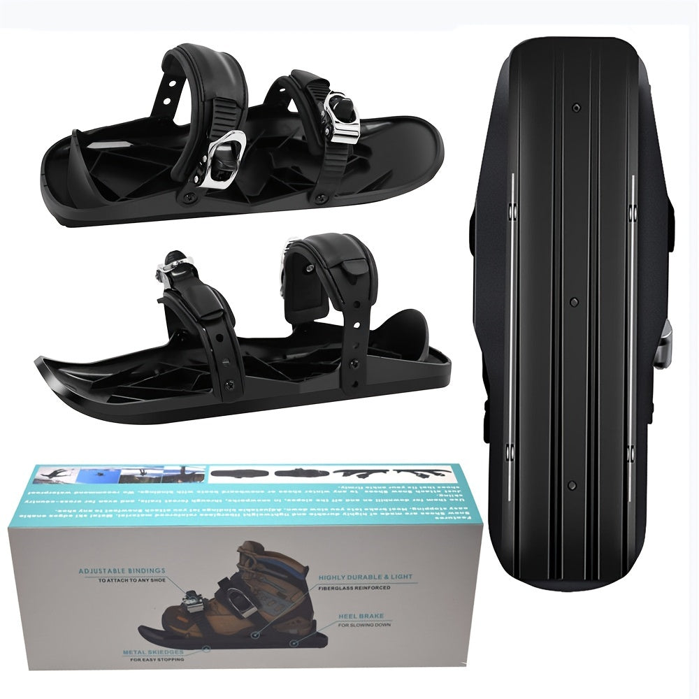 Men's Ski Skates Adjustable Buckle Snowblades Shoes