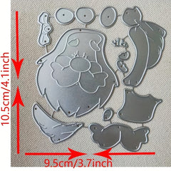 1pc Christmas Santa Claus Metal Cutting Dies Stencil Artistic Paper Embossing