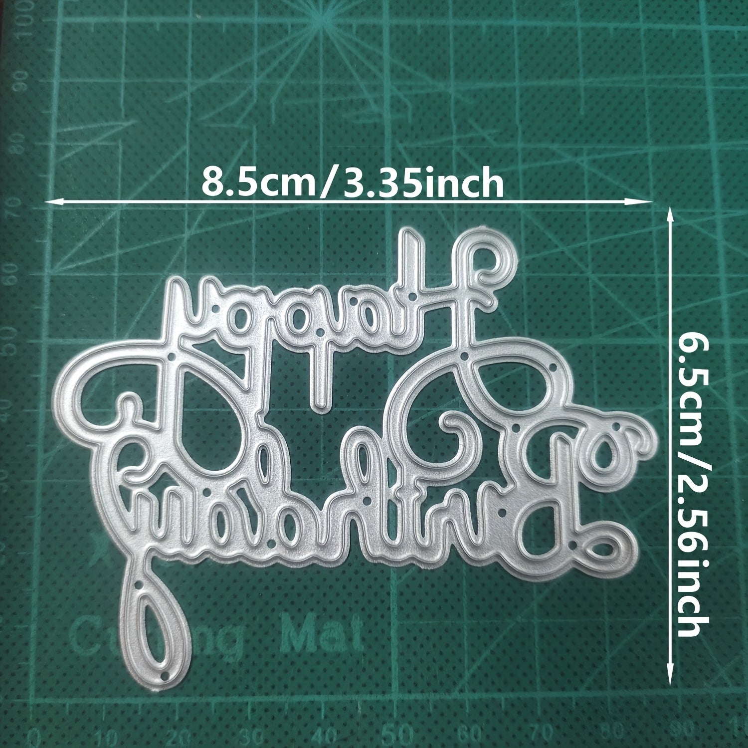 1pc DIY Happy Birthday Die Cuts Metal Cutting Dies Scrapbooking Paper Craft Moul