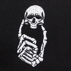 Skull Finger Embroidery Baseball Cap Hip Hop Dad Hat