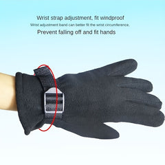 Outdoor Riding Warm Ski Gloves Windproof Cold Thickened Sports Gloves