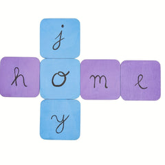 50pcs 2in Wooden Squares for DIY Crafts Wooden Cutout Tiles for Painting