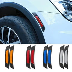 2pcs Carbon Fiber Car Wheel Eyebrows Edge Protection Strip