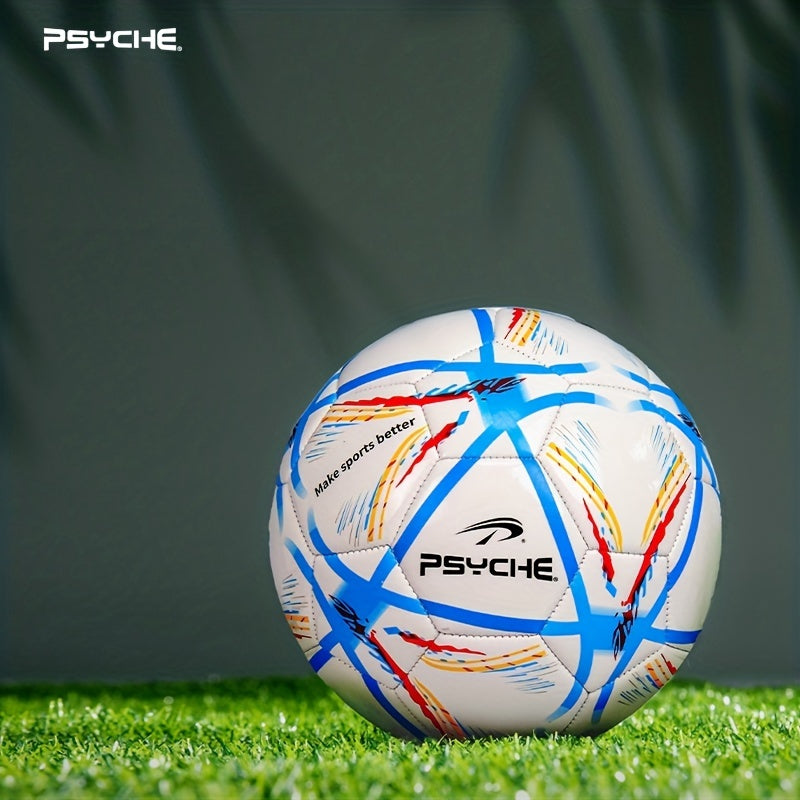 PSYCHE Soft Size 5 Indoor/Outdoor Football, Machine Stitched