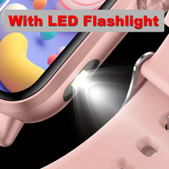 COIUSOR Smart Watch with LED Flashlight 4