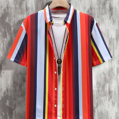 Men's Block Striped Shirt