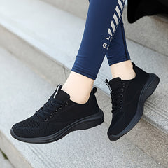 Women's Flying Woven Comfort Running Shoes Lightweight Sports Sneakers
