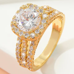 Zircon Women's Wedding Engagement Ring
