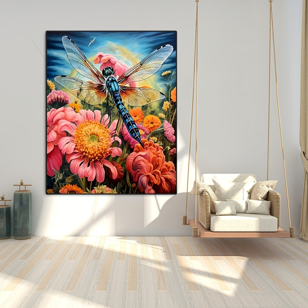 Dragonfly Painting Digital DIY 40x50cm Canvas Unframed