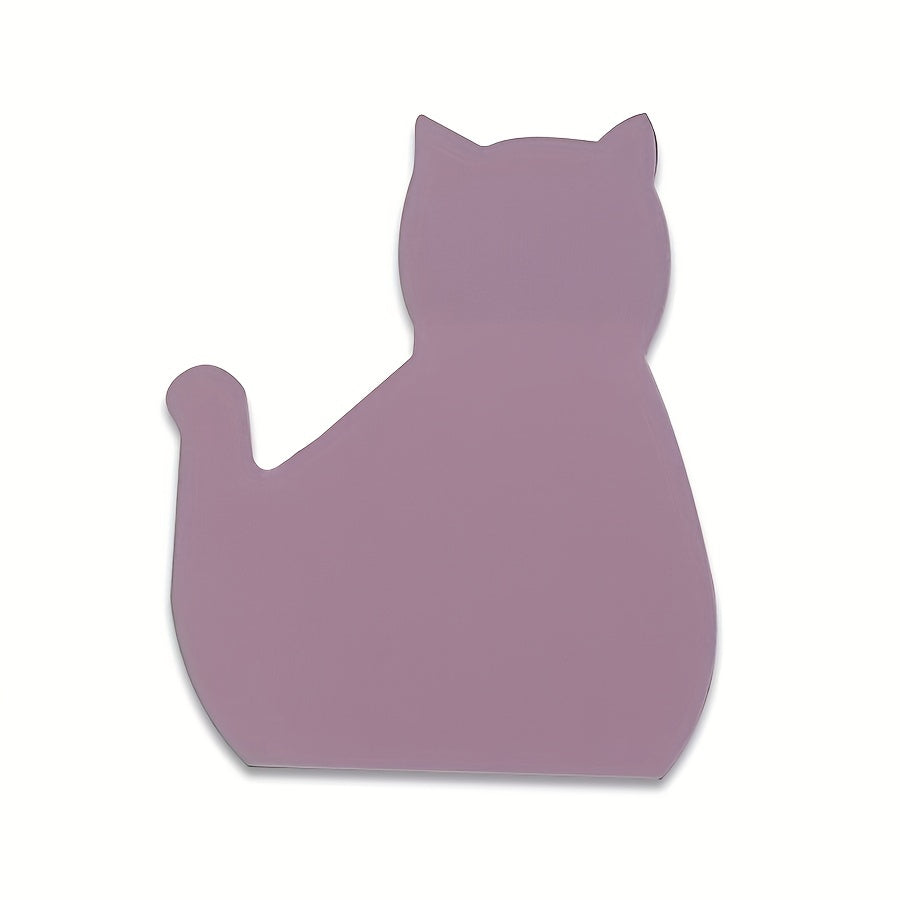 400 Cat Shaped Sticky Notes, 8 Packs, Self-Adhesive