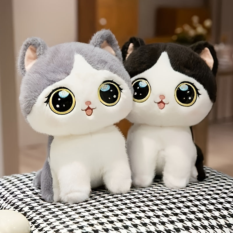 Creative Cat Plush Doll Kitten Stuffed Toy Birthday Gift for Girls