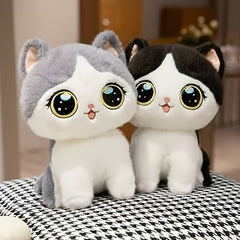 Creative Cat Plush Doll Kitten Stuffed Toy Birthday Gift for Girls
