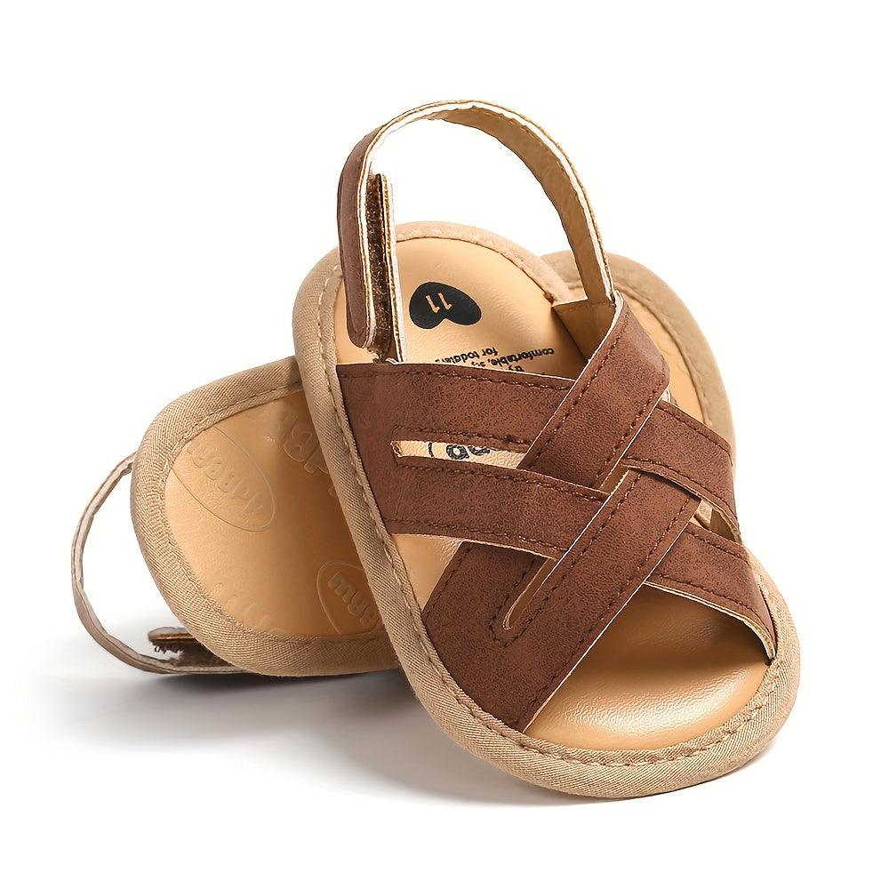 Baby Girls Open Toe Sandals Lightweight Breathable Non-Slip for Spring & Summer