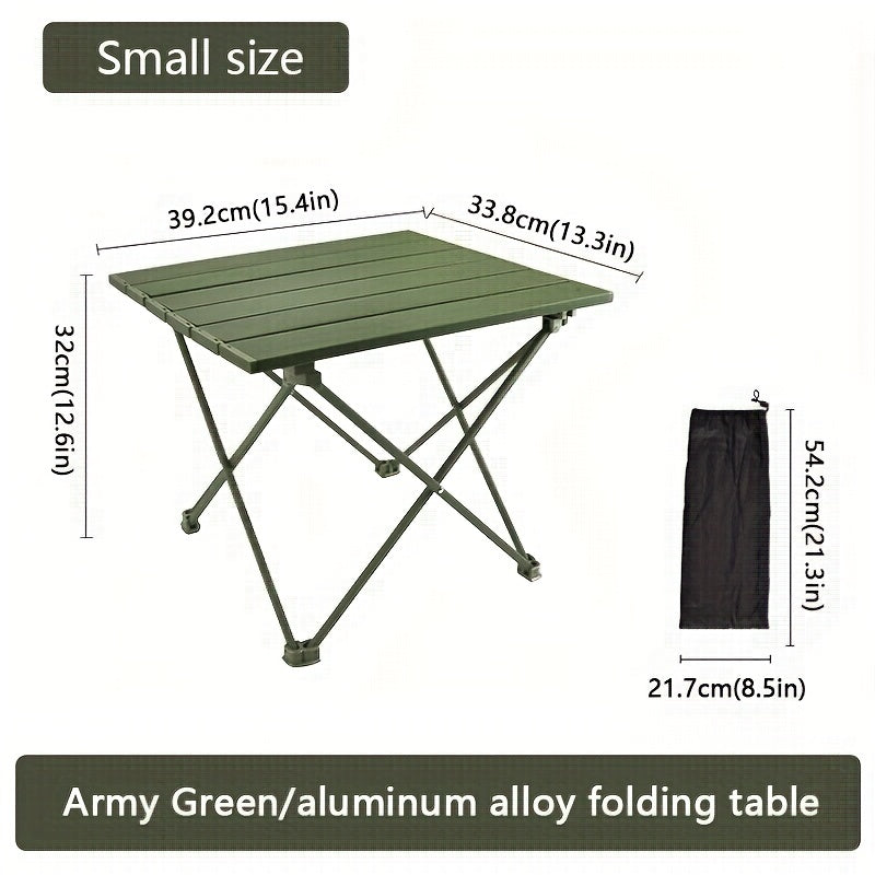 Lightweight Aluminum Table for Outdoor Camping Picnic Barbecue