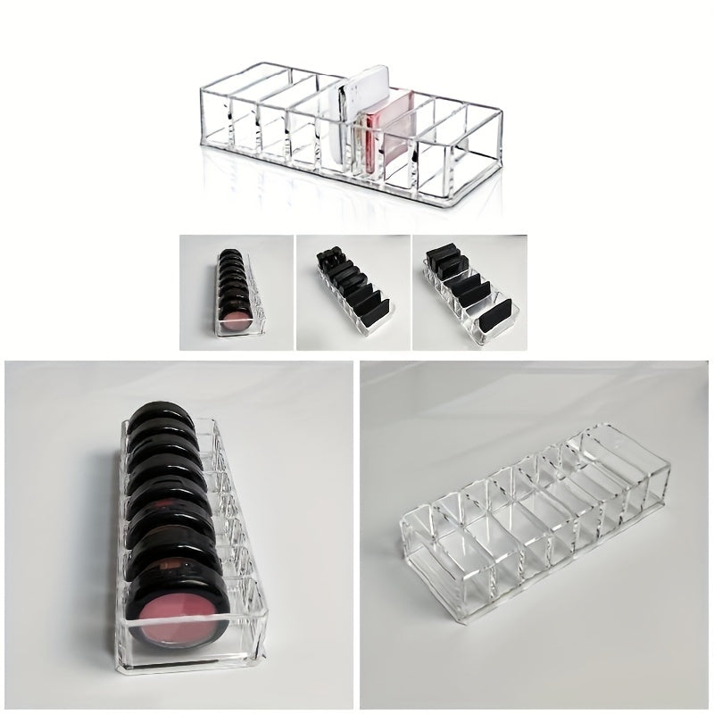 Clear Acrylic Makeup Brushes Organizer Lipstick Stand Case Jewelry Box