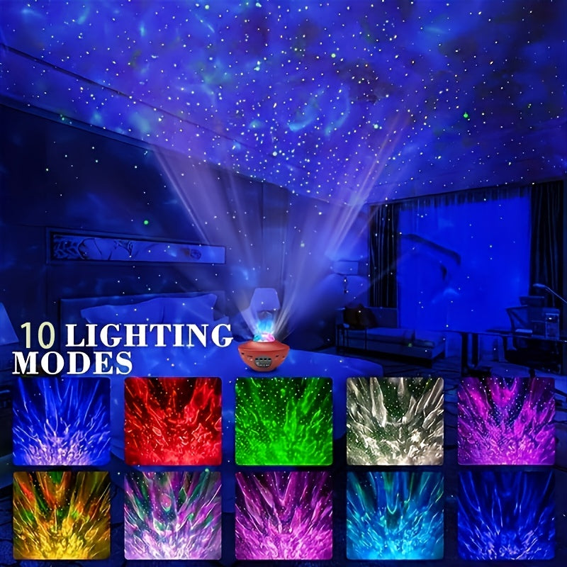 Starlight Projector 3 In 1 Starry Night Light With Music & Remote