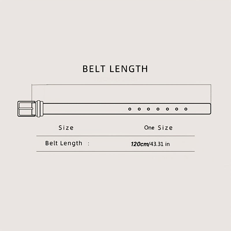 Men's Cut Edge Line Belt With Dragon Buckle