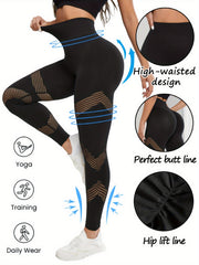 Quick Dry Butt Lifting Yoga Pants High Waist Leggings Women's Activewear