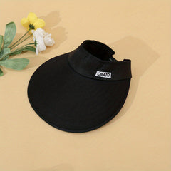 Women's Wide Brim Visor Hat Outdoor UV Protection Beach Sun Hat
