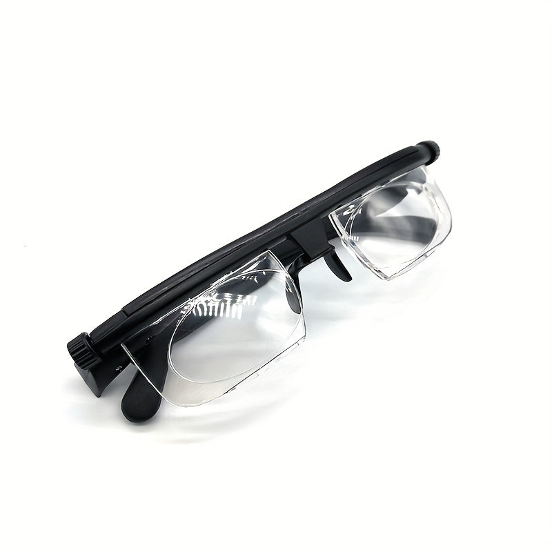Men's Adjustable Reader Glasses 3-6 Diopter Casual Eyewear
