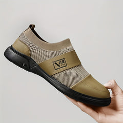 Men's Knitted Breathable Loafers Slip On Casual Shoes