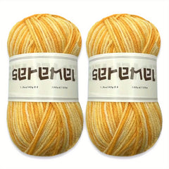 2pcs Yarn Ball 90g 260 Yds 5ply Acrylic Wool Crocheting Knitting