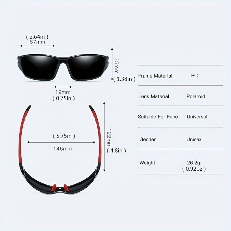 Men's Cycling Polarized Sports Glasses 100 UV Protection