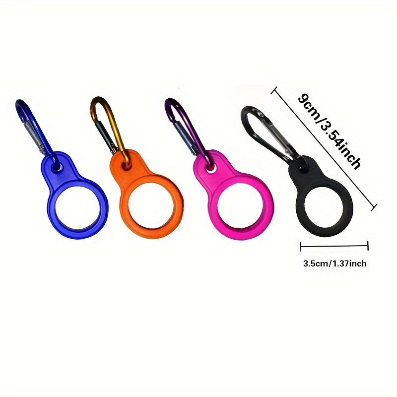4pcs Silicone Water Bottle Hanging Buckle for Outdoor Travel