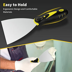 4pcs Gray Cleaning Shovel Plastering Set Repair Tool 5.08-12.7cm