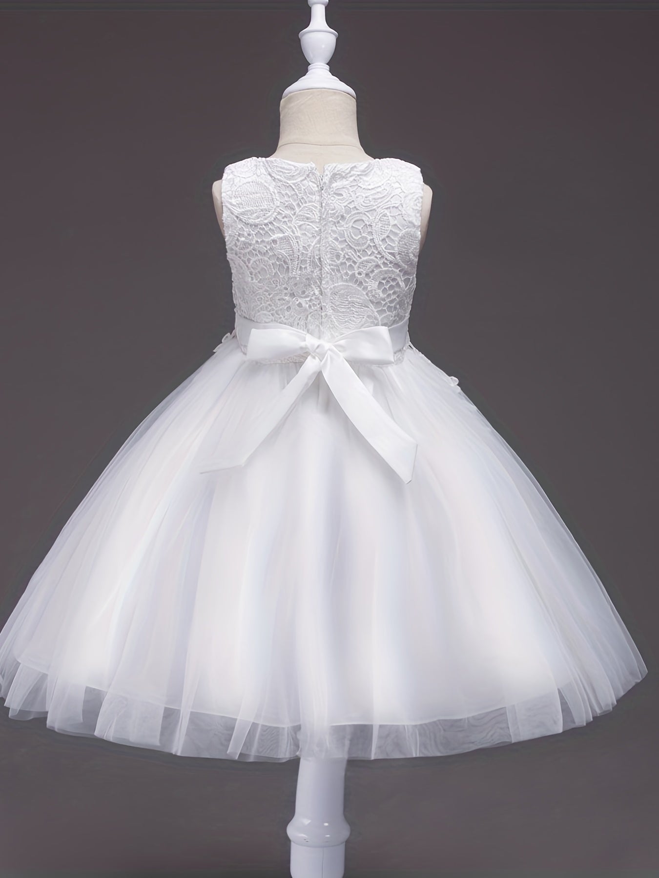 Baby's Lace Princess Gown Dress for Wedding Birthday Party