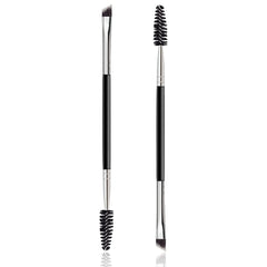 2 Pcs Double Ended Eyebrow Brush & Spoolie for Brow Powder