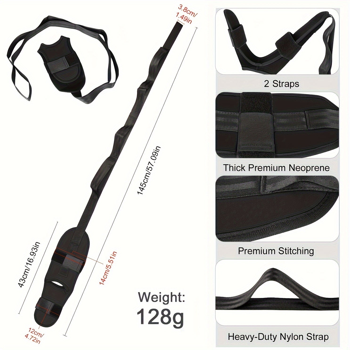 Yoga Resistance Stretch Band Leg Foot Ankle Correction Belt